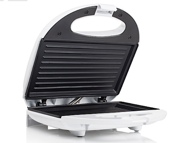 Grill à panini avec couvercle et verrou