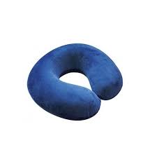 Coussin de voyage bleu hestec