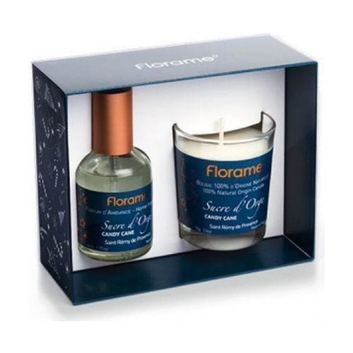 FLORAME Parfum et bougie d’Ambiance SUCRE d’ORGE